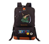WANHONGYUE One Piece Anime Studenti Zainetto Laptop Backpack Borsa da Scuola Cartella Rucksack Zaino Nero /14