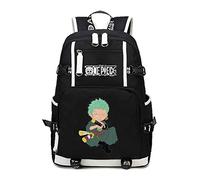 WANHONGYUE One Piece Roronoa Zoro Anime Laptop Backpack Borsa da Scuola Zaino Studente Zaini Quotidiano Viaggio Zainetto Nero-7