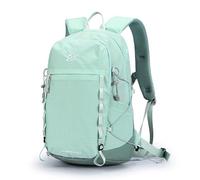 Waniki Zaino da trekking da donna, da uomo, da viaggio, impermeabile, leggero, per escursioni, ciclismo, arrampicata, campeggio, sport, riso con strisce riflettenti, verde