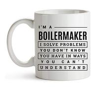 WANJIBAO Boilermaker Mug, 325 ml, divertente tazza da caffè