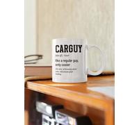 WANJIBAO Carguy, tazza con definizione di ragazzo dell'auto, divertente tazza da caffè per amanti delle auto, tazza da tè in ceramica da 325 ml