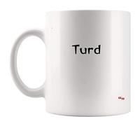 WANJIBAO Tazza da caffè Gag Tazza da caffè Turd Divertente Tee Joke Gag Divertenti Sarcastiche Tazze Caffè Tazze