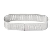 Wanjorlay 6 Pezzi Stampi per Tartellette Ovale Schiuma Dessert Frutta Quiche Stampo per Torta