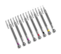 Wanjorlay Set di 8 professionali, set di mini di prescissione, rotatore set 0,6 - 1,6 mm per orologio occhiali riparazione elettronica