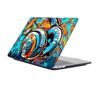 WANKBLC Compatibile con MacBook Air 13,3 pollici 2018 2020 Release A1932 A2179 A2337 Custodia per computer in plastica nera per ragazza ragazzo modello moda Cartoon Street Style Headset