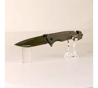 WANLIAN Espositore per coltelli in acrilico per pugnali, coltelli pieghevoli e piccole lame, scaffale cilindrico per decorazioni domestiche (1 set)