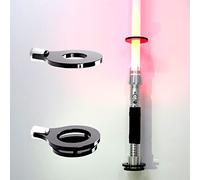 WANLIAN Espositore verticale a parete per spada laser, supporto per spada laser, compatibile con la maggior parte delle spade laser (nero, 1 foro)