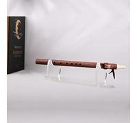 WANLIAN flauto stand desktop flauto stand desktop flauto espositore acrilico flauto stand per flauto indiano flauto espositore (trasparente)