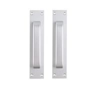 WANLIAN Maniglia per porte e finestre in lega di alluminio Maniglia per porte e finestre in plastica in vetr (silver)