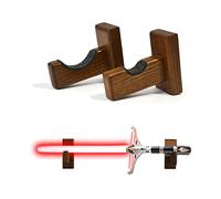 WANLIAN Spada laser a parete,Spada laser montaggio a parete,Supporto da parete per spada laser,Visualizzazione delle spade laser a parete（marrone）