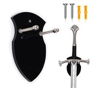 WANLIAN Supporto da parete in acrilico per spada e coltelli, supporto da polso (1 pezzo nero)