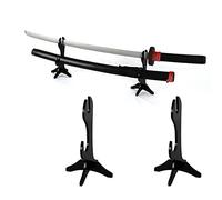 WANLIAN Supporto Katana Supporto per coltello samurai Espositore orizzontale in acrilico per spade per Espositore Katana Samurai Spada (Black)