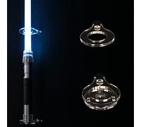WANLIAN Supporto per Spada Laser da Parete - Espositore Verticale in Acrilico (Trasparente 1 Foro)