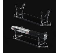 WANLIAN Supporto per spada laser Supporto per spada laser da tavolo in acrilico Supporto per elsa di spada laser per esposizione di spada leggera Supporto per spada decorativa(Trasparente)