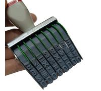 WANLIAN Timbro numerico regolabile,Timbri di gomma numerati personalizzati,Inchiostrazione separata,Dimensione stampa 57 x 7 mm,Timbro numerato nero 8 cifre