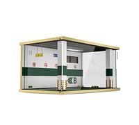 WANLIAN Vetrina in Acrilico, Illuminazione a LED per vetrine, Esposizione e Protezione di Giocattoli per modellini di Auto e modellini di Automobili da Collezione (1:18)