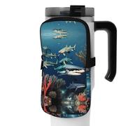 WANLON Borsa per borraccia sportiva versatile, ideale per passeggiate, trekking, yoga, palestra, resistente all'acqua e agli urti, Nero , S, Porta biglietti da visita
