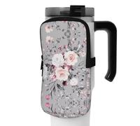 WANLON Borsa per bottiglia sportiva versatile, ideale per passeggiate, escursioni, yoga, palestra, resistente all'acqua e agli urti, Nero , S, Porta biglietti da visita