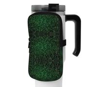 WANLON Hacker Era - Borsa versatile per borraccia, ideale per passeggiate, trekking, yoga, palestra, resistente all'acqua e agli urti, Nero , M, Porta biglietti da visita