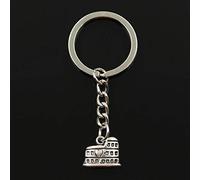 WANM Portachiavi di Moda 16X13Mm Colosseo Romano Roma Italia Ciondoli Gioielli da Uomo Fai da Te Portachiavi per Auto Portachiavi Souvenir per Regalo Ciondolo in Lega