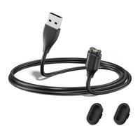 Wanme Caricatore compatibile con Garmin Venu/Venu Sq/Venu 2 Plus/Venu Sq 2/Forerunner 55 255 935 645/Garmin Instinct & Instinct 2 2S 2X 3, cavo caricatore e porta protezione antipolvere (50 cm)
