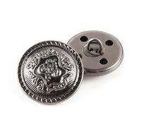 WanMing 10 pz/lotto 15/20/25mm Abbigliamento All'ingrosso Bottoni Decorativi D'oro Vintage College Giacca Pulsanti Rotondi di Metallo per Camicia