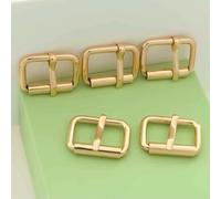 WanMing 5 Pezzi Fibbia a Rullo in Metallo Regolabile Cintura Fibbia ad ardiglione Tracolla Borsa Fibbia Scorrevole Tri-Glide fettuccia Hardware Fai da Te