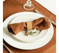 WanMing Set di 6 tovaglioli da tavola 40x40 cm, in Poliestere Resistente e Spesso, riutilizzabili, per Cucina, Sala da Pranzo, Decorazione per Matrimoni.