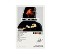 WANMLY Partynextdoor Partynextdoor Music Album Cover Signed Limited Poster Canvas Poster Bedroom Decor Sports Landscape Office Room Decor Gift Unframe:12x18inch(30x45cm)