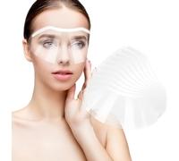 Wanmu 50pcs visiere trasparenti per taglio di capelli, protezione per gli occhi usa e getta in plastica per adulti, doccia, accessori per parrucchiere, chirurgia post-cura