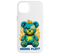 Wanna Play - Orsacchiotto spaventoso, design street art Custodia per iPhone 14 Plus