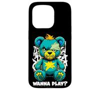 Wanna Play - Orsacchiotto spaventoso, design street art Custodia per iPhone 15 Pro