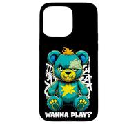 Wanna Play - Orsacchiotto spaventoso, design street art Custodia per iPhone 15 Pro Max
