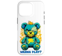 Wanna Play - Orsacchiotto spaventoso, design street art Custodia per iPhone 16 Pro