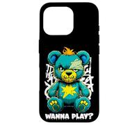 Wanna Play - Orsacchiotto spaventoso, design street art Custodia per iPhone 16 Pro