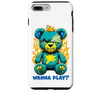 Wanna Play - Orsacchiotto spaventoso, design street art Custodia per iPhone 7 Plus/8 Plus