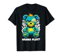 Wanna Play - Orsacchiotto Spaventoso, Design Street Art Maglietta