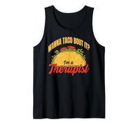 Wanna Taco Bout It I'm A Therapist Terapista Retro Vintage Canotta