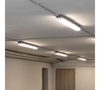 Wannenleuchte Lampada per Ambienti Umidi Hallenlampe LED Garagenleuchte L 120 CM [EEK: E]