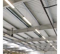 Wannenleuchte Plafoniera Garage Cantina Lampada Bagnato Bianco Neutro LED 10er [EEK: F]