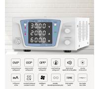 Wanptek alimentatore cc 30V 20A alimentatore Switching da laboratorio 60V 10A alimentatore regolabile AC220V 110V alimentatore per Test di invecchiamento