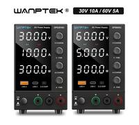 WANPTEK Alimentatore CC da laboratorio 30V 10A 60V 5A Regolatore di tensione regolabile fonte di alimentazione da banco per la ricarica della batteria