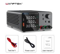 Wanptek Alimentatore CC regolabile 30V 10A 60V 5A Banco da laboratorio Fonte di alimentazione Alimentatore stabilizzato Regolatore di tensione Interruttore 120V3A WPS3010H