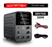 Wanptek alimentatore cc regolabile 30V 10A funzione di memoria programmabile da laboratorio regolatore di tensione stabilizzato fonte di alimentazione di commutazione 30V 10A