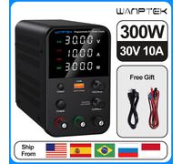 Wanptek DC Lab Power Supply WPS3010H Alimentatore switching regolabile 30V 10A USB Ricarica rapida Doppia tensione di ingresso 220V 110V