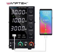 Wanptek Switching DC Alimentatore da laboratorio LED regolabile Banco da laboratorio digitale Fonte di alimentazione 30V 10A AC 220V 110V FAI DA TE
