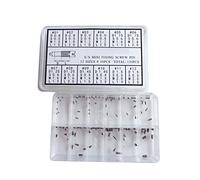 WANSUPYIN Mini perni a vite in acciaio inossidabile 2023 0,8 mm-1,5 mm Mini viti di fissaggio per orologi Kit assortimento di perni accessori per orologi