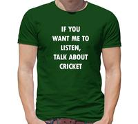 Want Me A Ascolta, Parlare About Cricket - T-Shirt - Player Stokes Radice Cup