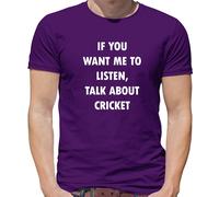 Want Me A Ascolta, Parlare About Cricket - T-Shirt - Player Stokes Radice Cup