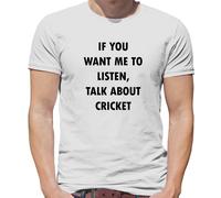 Want Me A Ascolta, Parlare About Cricket - T-Shirt - Player Stokes Radice Cup